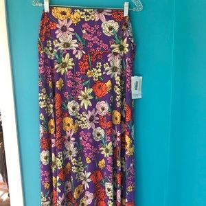 LiLaRoe Maxi Skirt. XL. NWT. Gorgeous Colors!
